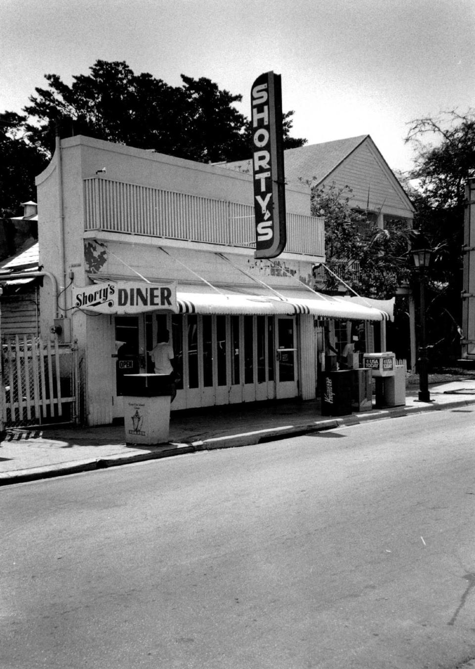 Shorty’s Diner on Duval Street was a favorite of President Harry Truman, who walked to breakfast when he stayed at the Little White House in Key West. Shorty’s closed in 1989.