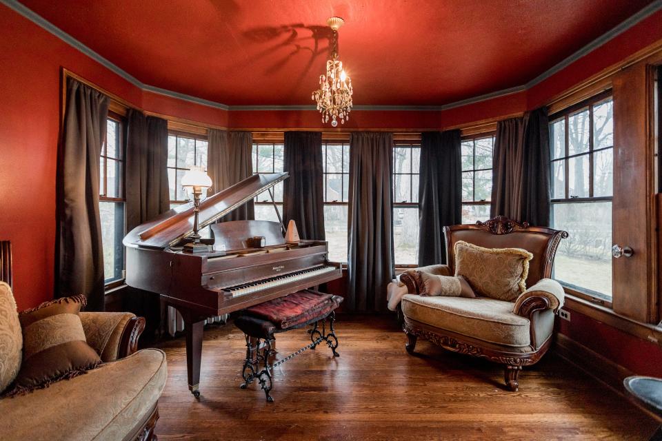 Parlor next to the living room at 22322 Roxford in Detroit.