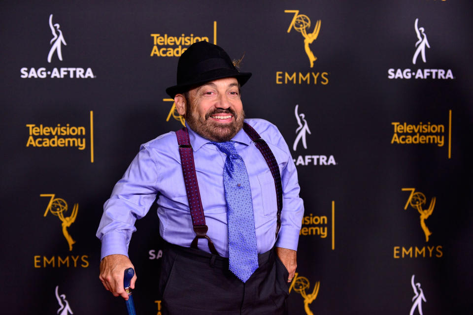 Danny Woodburn attends a Television Academy and SAG-AFTRA event in North Hollywood on Sept. 11, 2018. (Photo: Jerod Harris via Getty Images)