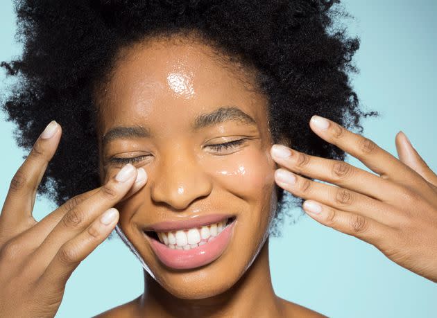 Want to glow like this? Look into skin care products that contain niacinamide. (Photo: Jonathan Knowles via Getty Images)