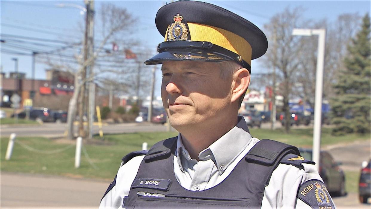 Air tags are just one way of protecting property, says P.E.I. RCMP Cpl. Gavin Moore. (CBC - image credit)