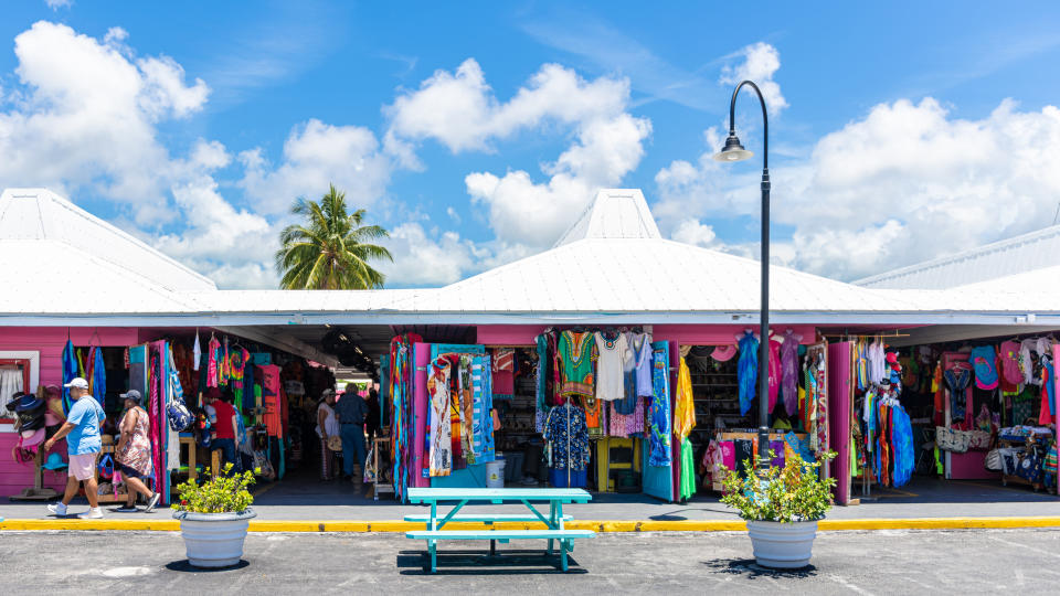 The Arts and Straw Market in Freeport, Grand Bahama.