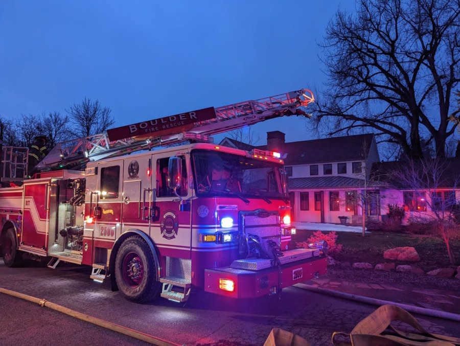 Boulder Fire-Rescue was called out to Emerald Road for a fire alarm before an electric vehicle exploded in a garage.