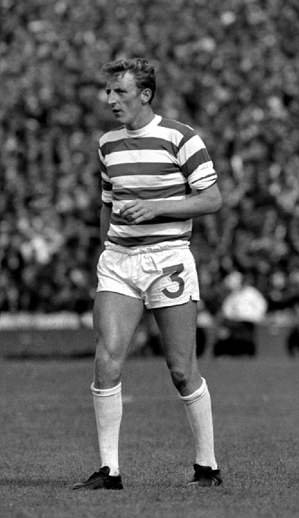 Tommy Gemmell made 418 appearances for Celtic and scored 64 goals