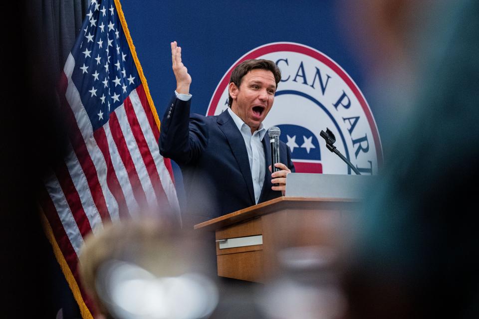 Former President Donald Trump's campaign is accusing Gov. Ron DeSantis of threatening Florida lawmakers with his veto power to acquire their presidential endorsement. But two Palm Beach County lawmakers who endorsed DeSantis said that isn't true.