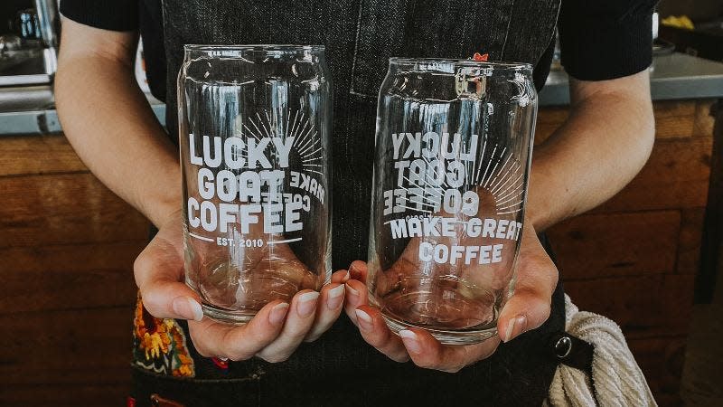 Lucky Goat Coffee is giving away pint size glasses for Black Friday 2022. Restrictions apply.