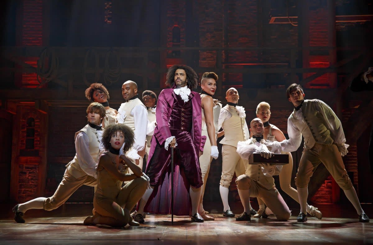 Hamilton has been a smash hit stage play in the UK and US  (Joan Marcus)