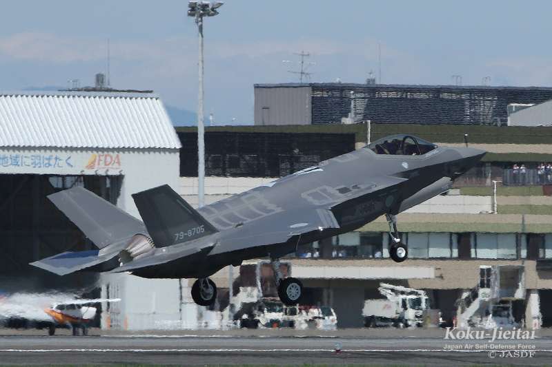 日本航空自衛隊的F-35A。（航空自衛隊官網）