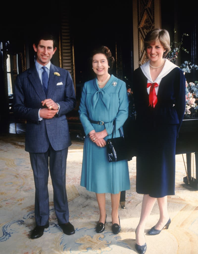 Prince Charles, Princess Diana, Queen Elizabeth 