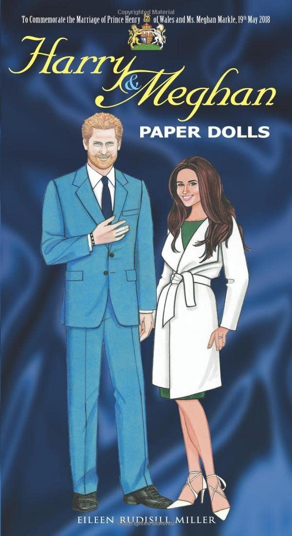 Get it <a href="https://www.amazon.com/Harry-Meghan-Paper-Dolls-Celebrity/dp/0486827682/" target="_blank">here</a>.&nbsp;