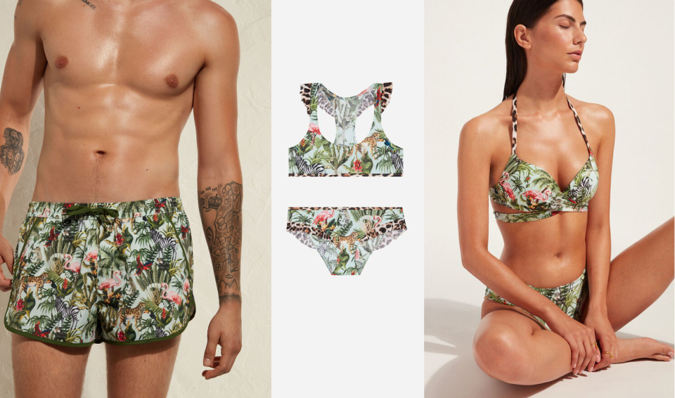 Matching Swimwear: Bademode im Partner-Look für die ganze Familie gibt es jetzt bei Calzedonia.