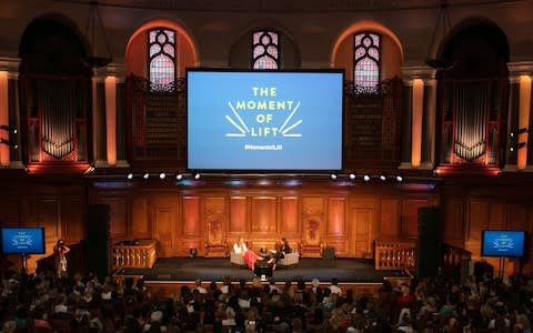 Melinda Gates was speaking at the Emmanuel Centre in London on Wednesday. - Credit: Ed Thompson for Pivotal Ventures&nbsp;