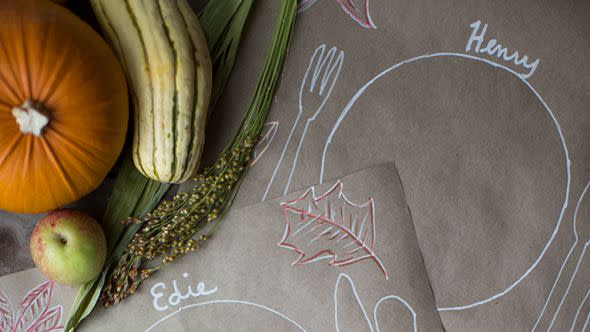 placemats easy thanksgiving crafts for kids