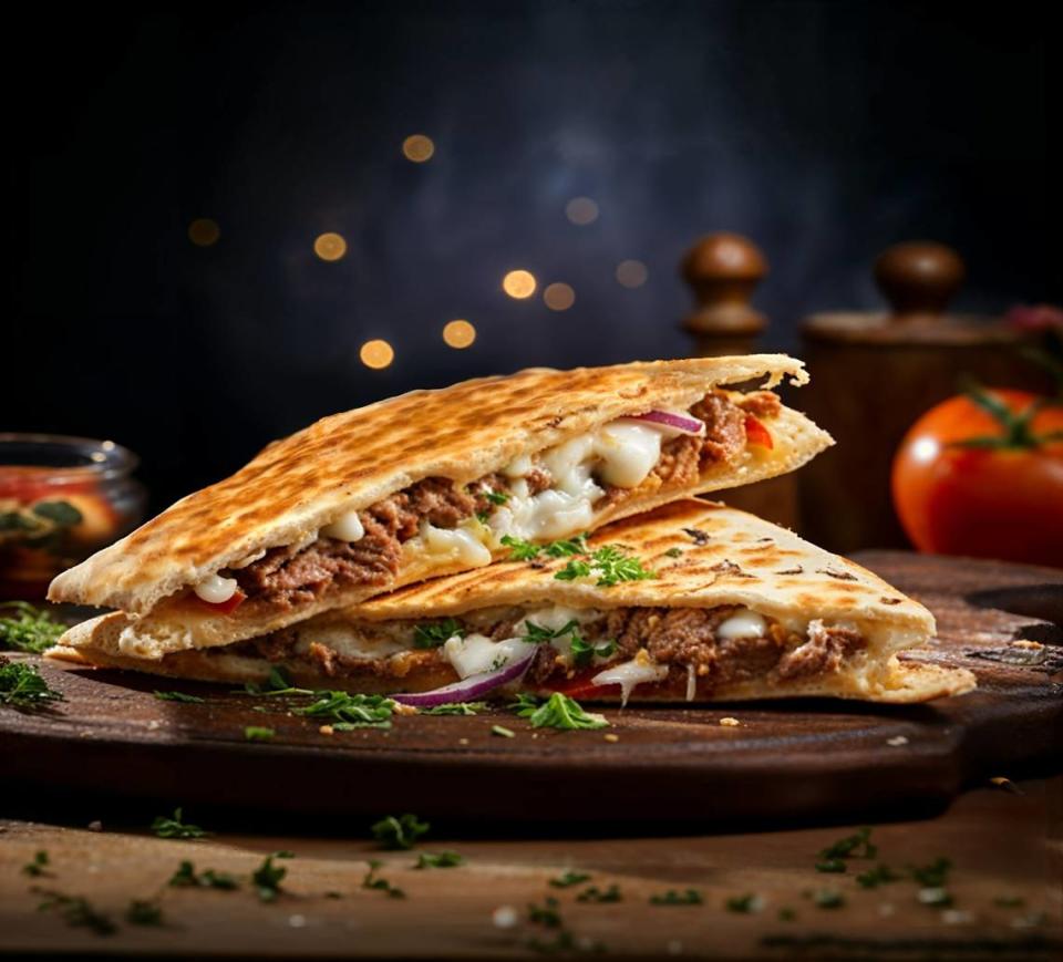 Pita Pit’s “new and improved menu” includes the Athens Steak Greek Grilled Cheese.