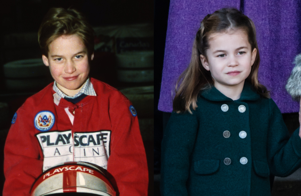 Das Bild auf dem Cupcake (links) zeigte William als Zehnjährigen. Charlotte (rechts) ist aktuell vier Jahre alt. (Bilder: Getty Images)