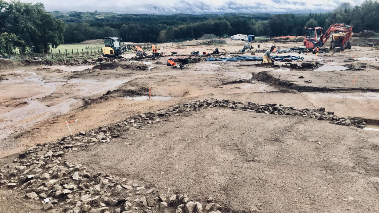  A team from the French national archaeological agency INRAP discovered the site near the village of Chamborêt, about 12 miles north of Limoges. 