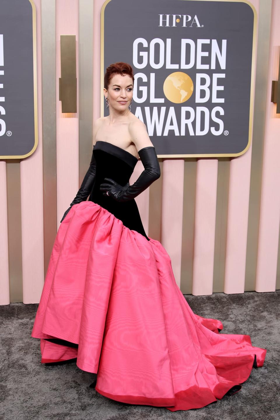 <div class="inline-image__caption"><p>Britt Lower attends the 80th Annual Golden Globe Awards at The Beverly Hilton on January 10, 2023 in Beverly Hills, California.</p></div> <div class="inline-image__credit">Daniele Venturelli/WireImage</div>