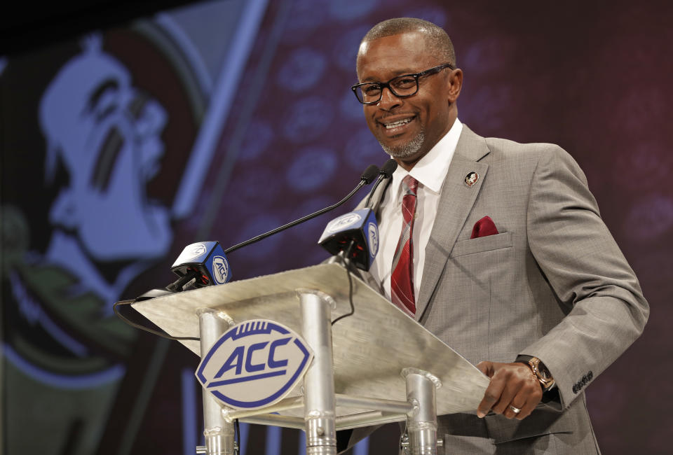 Willie Taggart takes over as the first-year head coach at Florida State with the football program in a position that few could have imagined during the dominant days of the 1990s. (AP)