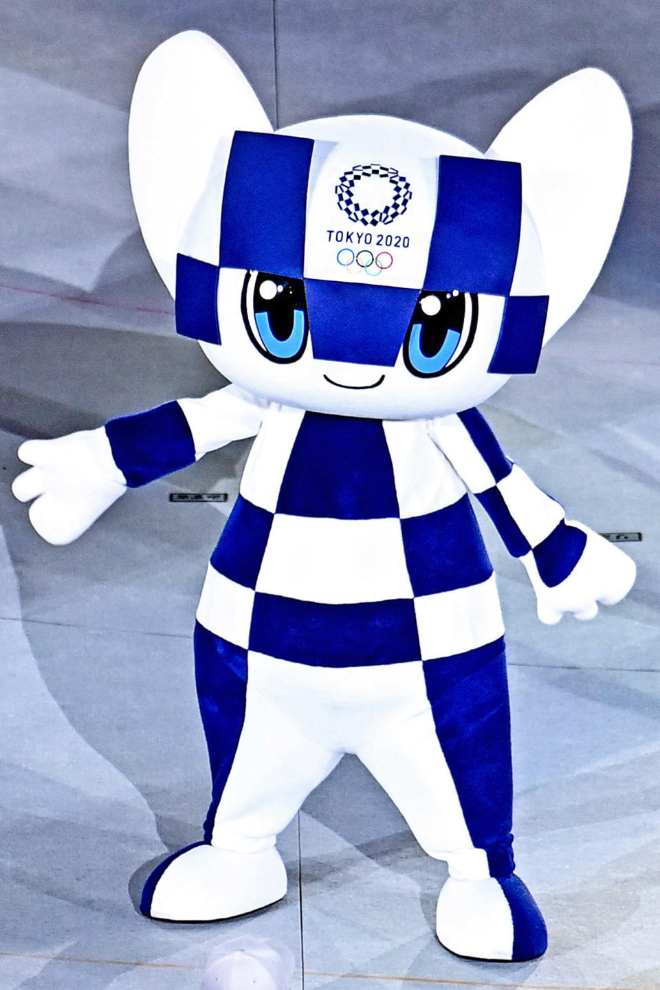 <p>More than 2,000 residents of Japan submitted ideas for the Summer Olympics mascot; primary school student got to vote for the winning design, <a href="https://olympics.com/en/olympic-games/tokyo-2020/mascot" rel="nofollow noopener" target="_blank" data-ylk="slk:according to Olympics.com;elm:context_link;itc:0;sec:content-canvas" class="link ">according to Olympics.com</a>. </p> <p>Blue and white Miraitowa, the creation of Ryo Taniguchi, was meant to represent both the future and the past, with a name meaning future (mirai) and eternity (towa).</p>