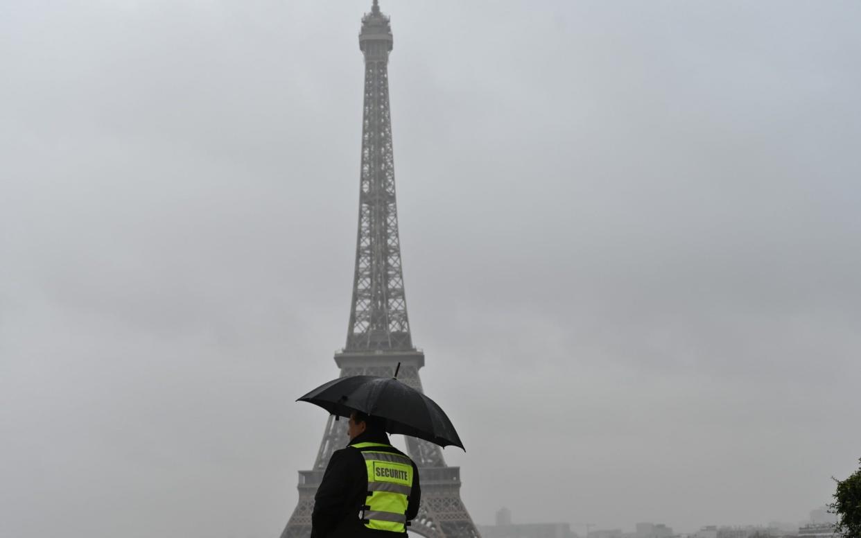 The Eiffel Tower will be among a string of landmarks shut due to security reasons on Saturday - Anadolu