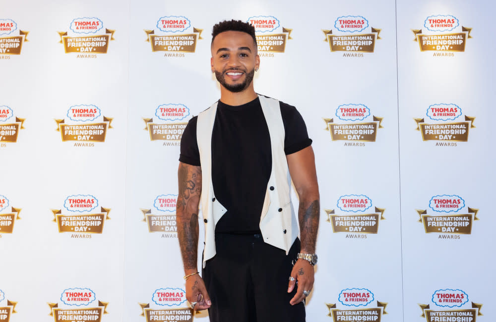 Aston Merrygold presents the Thomas and Friends International Friendship Day Awards credit:Bang Showbiz