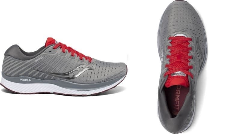 The Saucony Guide 13 is a running shoe that offers plenty stability.