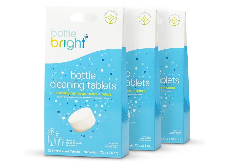 These fizzing tablets are all-natural and environmentally friendly. (Source: Amazon)