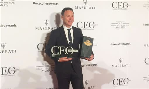 特倫特曾獲得商業雜誌《CEO》的年度董事長大獎。（圖／翻攝自xero網站）