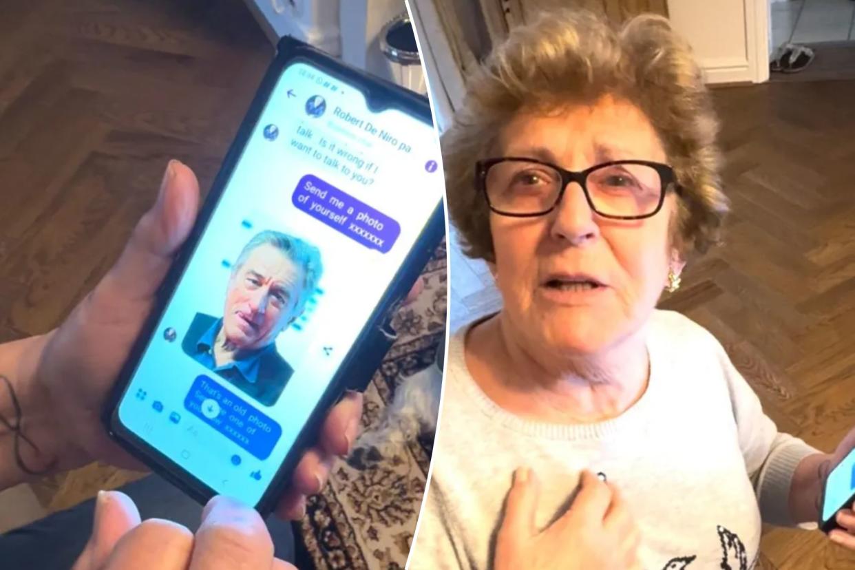 A grandma in the United Kingdom thought that she was talking to young Don Corleone through Facebook messenger.