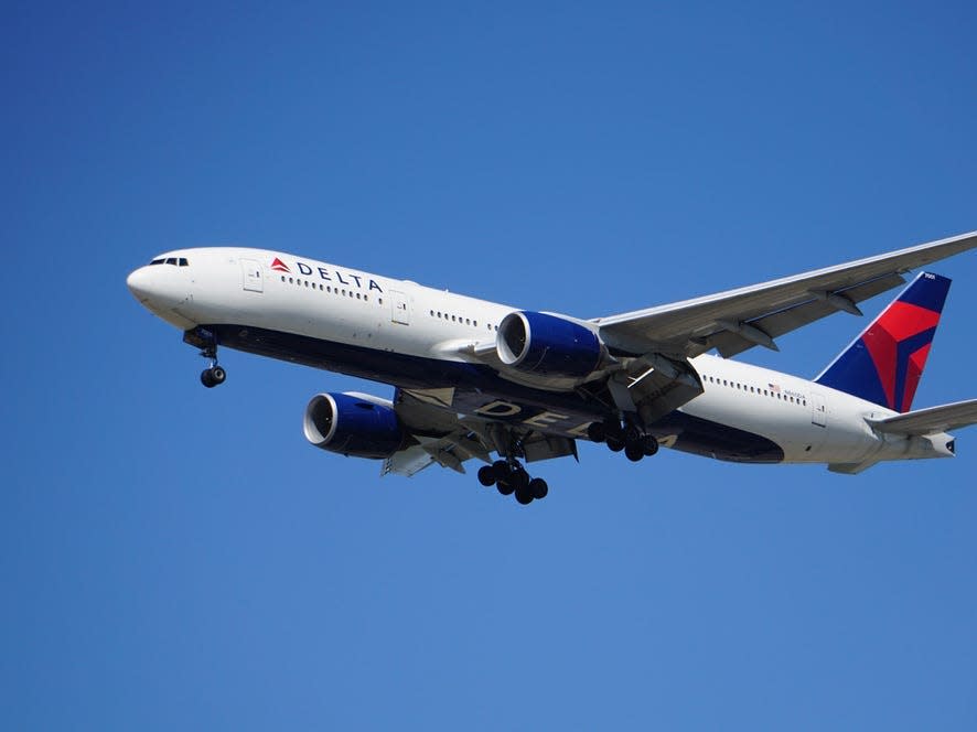 Delta Air Lines aircraft.