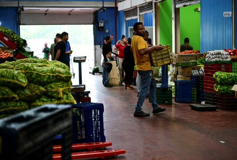 El mercado de frutas y verduras Merca Panamá, en Ciudad de Panamá, en una imagen del 25 de abril de 2024 (Martín Bernetti)