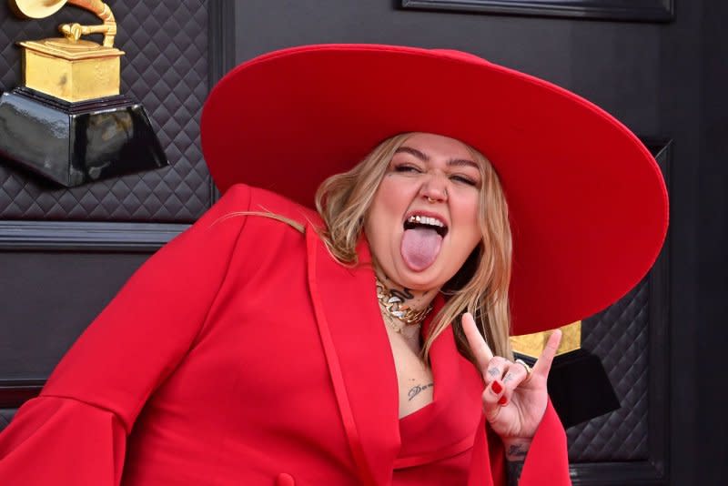 Elle King attends the Grammy Awards in 2022. File Photo by Jim Ruymen/UPI