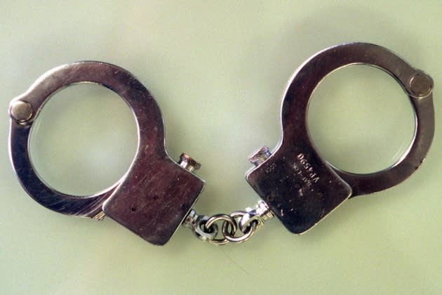 Victoria Police Handcuffs. Generic 19 November 1998 THE AGE NEWS Picture by AND - Credit: Fairfax Media via Getty Images