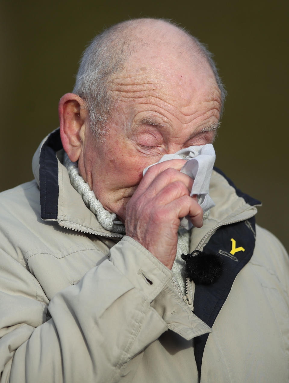 <em>Tony Foulds, 82, was just a boy when he saw the B-17 Flying Fortress, nicknamed Mi Amigo, crash at Endcliffe Park, Sheffield, on February 22, 1944 (Picture: PA)</em>