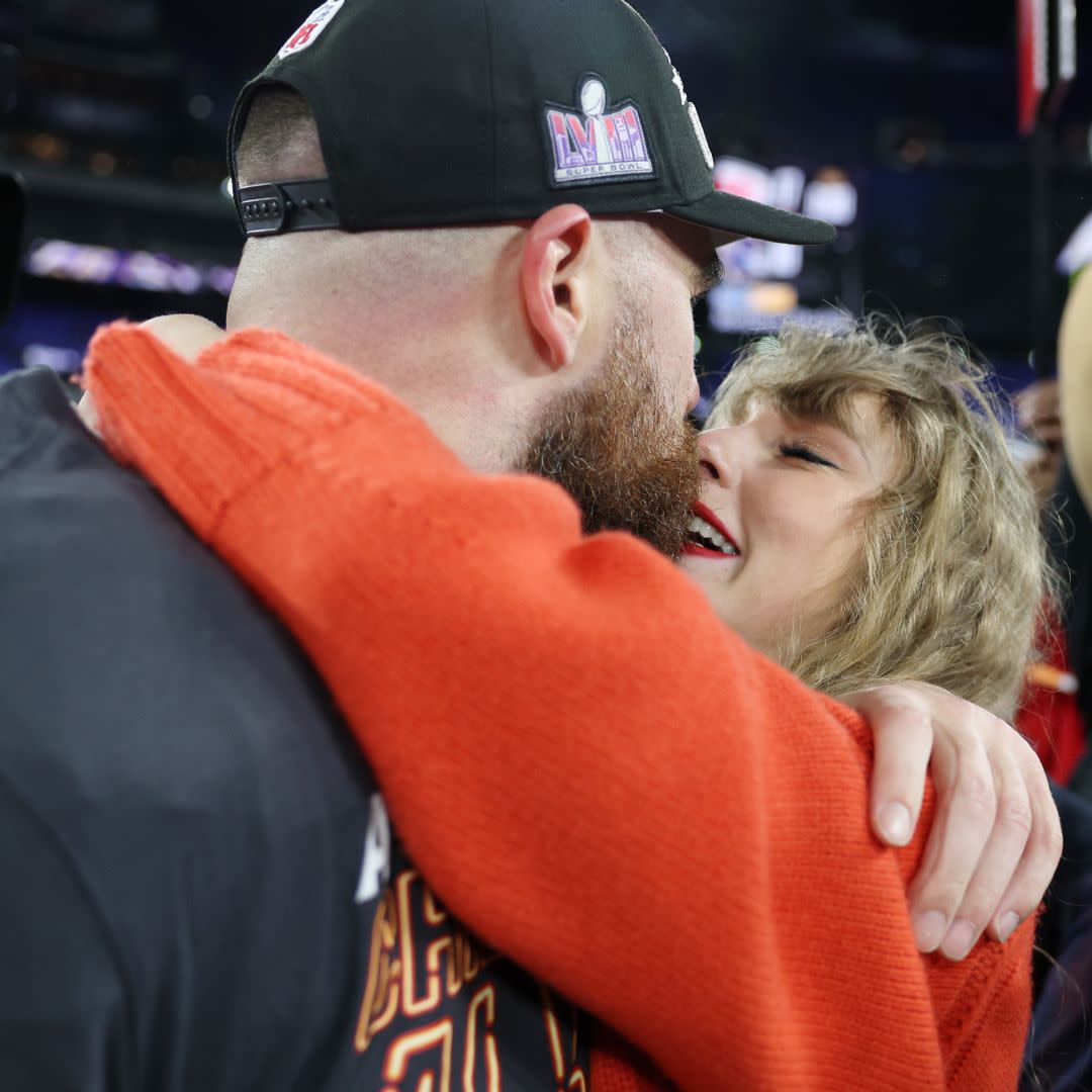  Taylor Swift and Travis Kelce. 