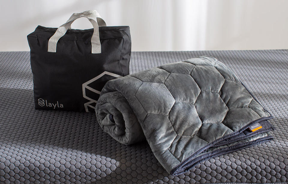 Layla Weighted Blanket. Image via Layla.