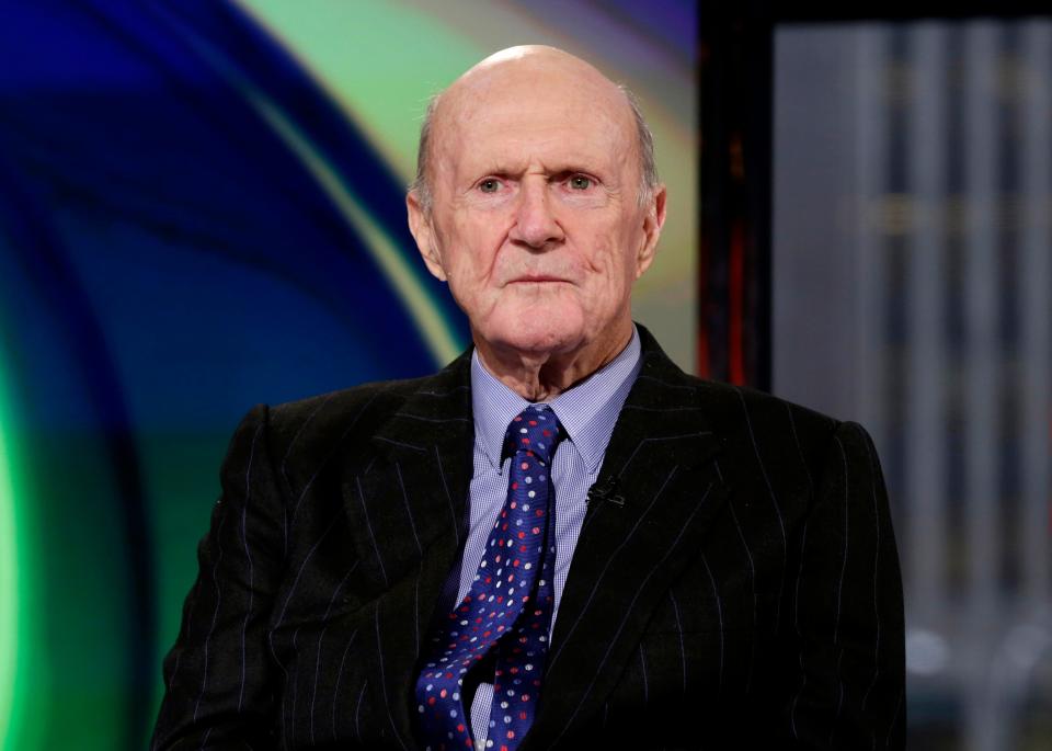 Julian Robertson, founder of the investment firm Tiger Management Corp., one of the earliest hedge funds, is interviewed during the "Opening Bell with Maria Bartiromo" program on the Fox Business Network on Dec. 3, 2014.