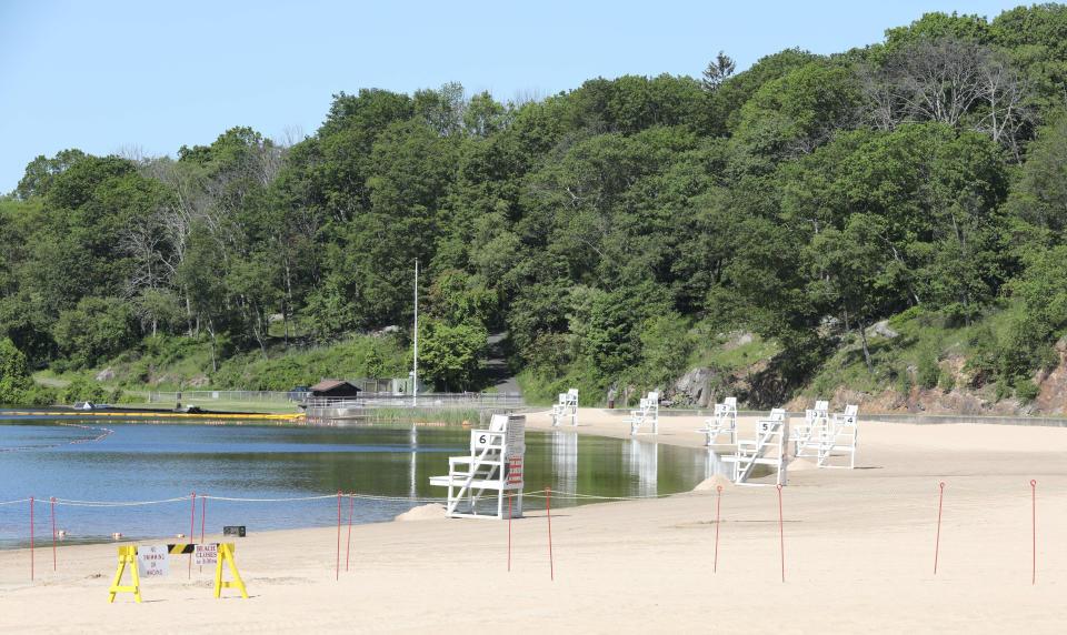 A view of Lake Welch Beach and park in Stony Point, May 26, 2023. 