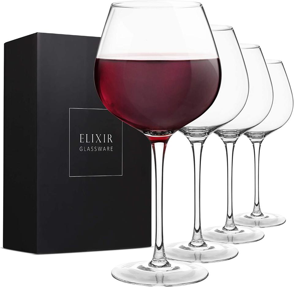 Elixir Glassware Red Wine Glasses. (Photo via Amazon)