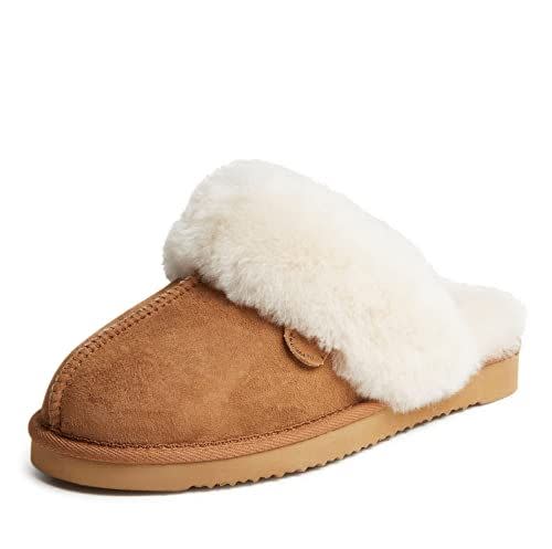 19) Genuine Shearling Scuff Slipper