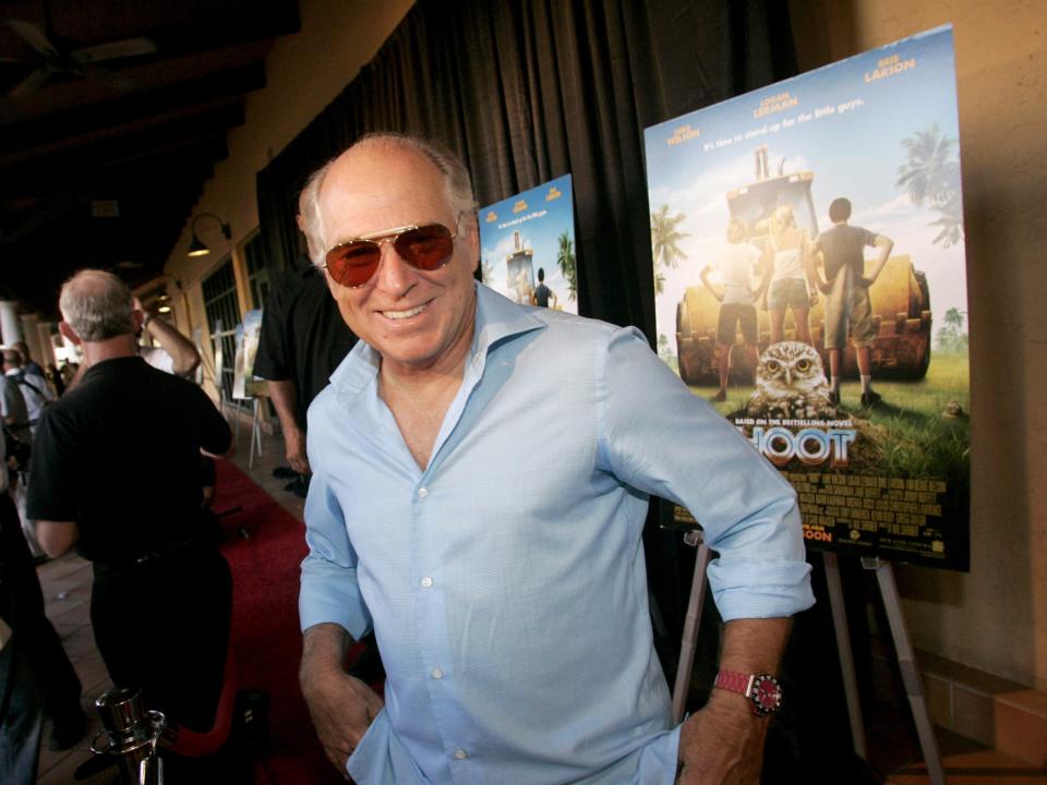 Jimmy Buffett producer, actor and music writer, performer for the movie "Hoot"