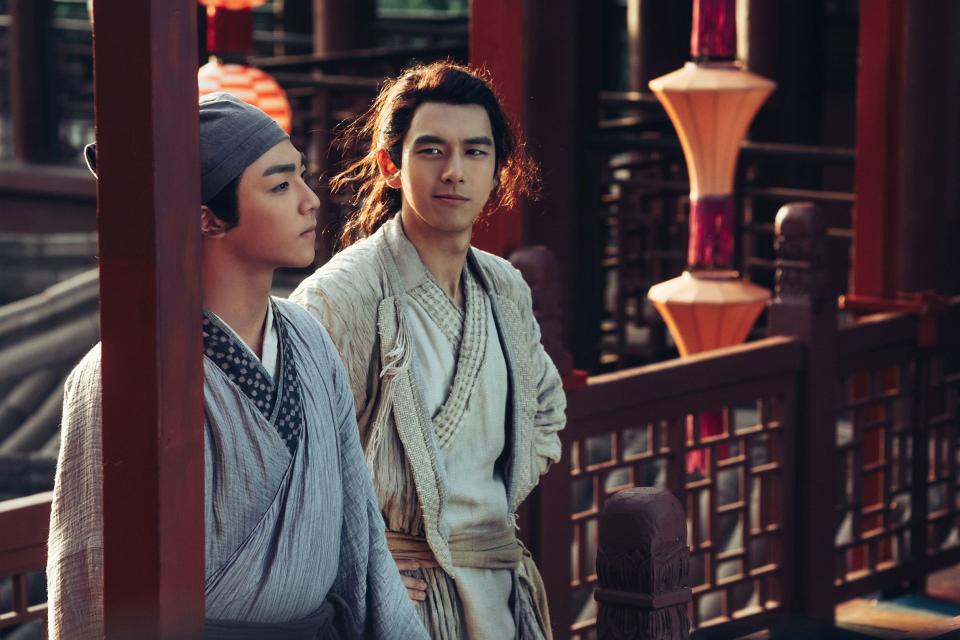 Scholar Wang Zijin (Chen Li-nung) and fox demon Bai Shisan (Li Xian) in Soul Snatcher.