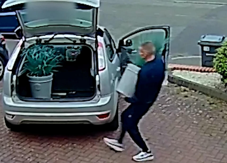 Thief caught on CCTV stealing plants in Birmingham