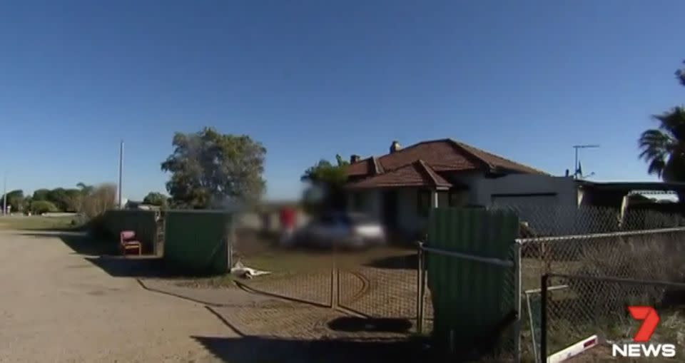 The party house in question. Photo: 7 News