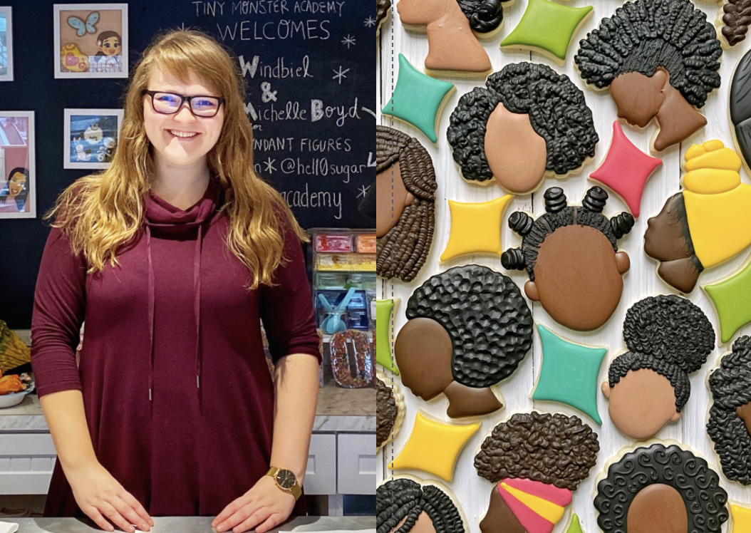 Grace Gaylord created a viral set of cookies highlighting Black hair. (Photo courtesy of Grace Gaylord)