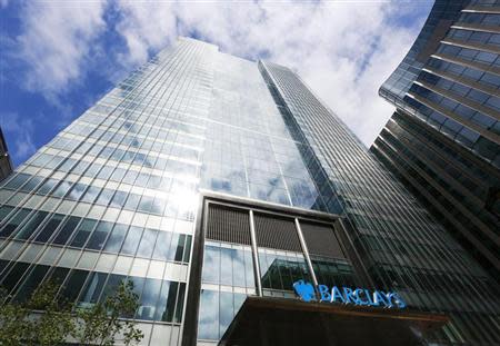 Barclays bank headquarters is seen in Canary Wharf, east London August 30, 2012. REUTERS/Olivia Harris