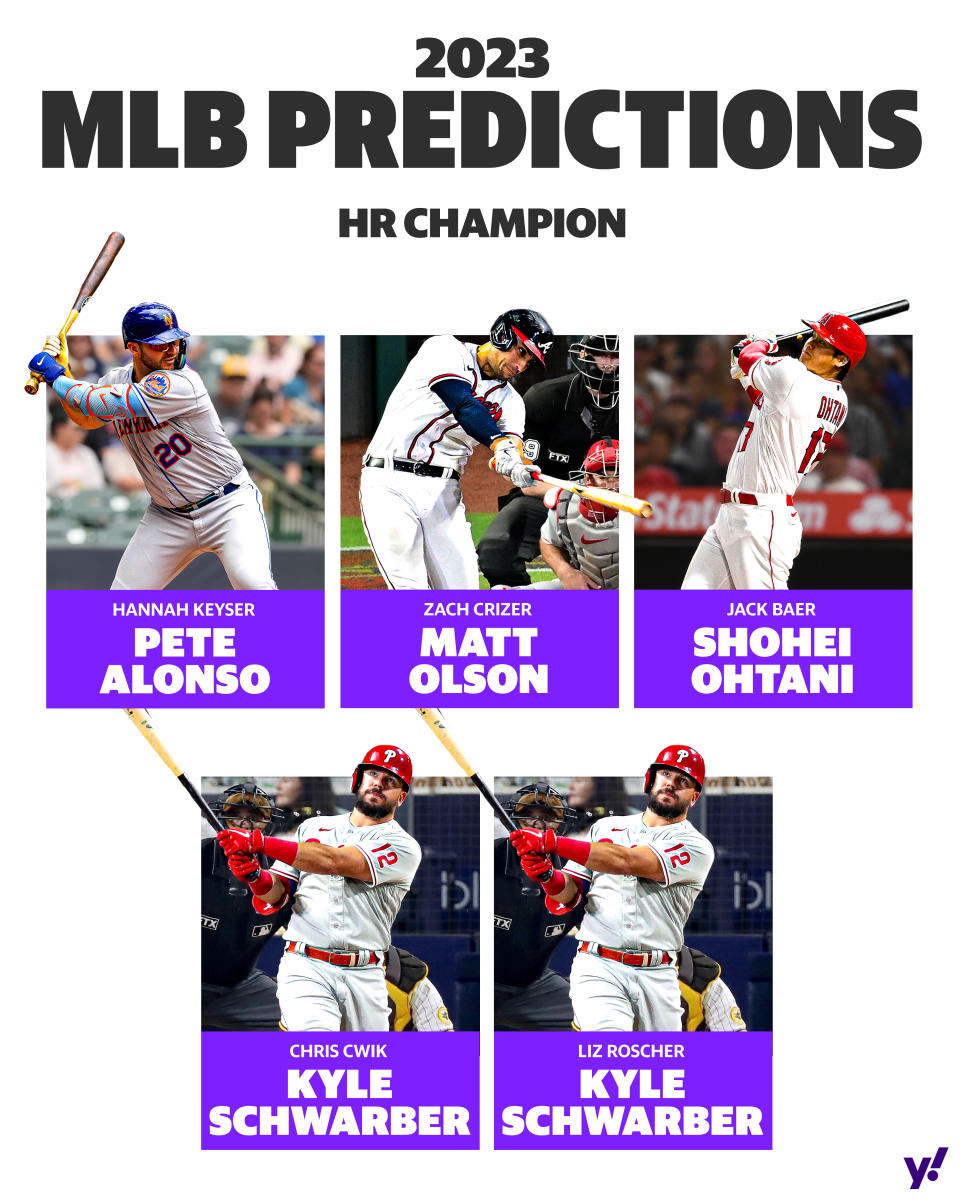 Who will lead MLB in home runs this season? Two of our votes go to Phillies slugger Kyle Schwarber.