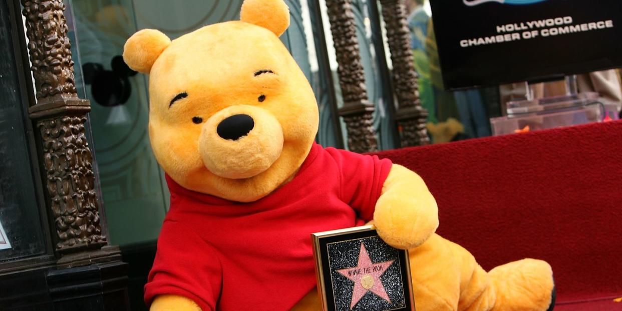 winnie the pooh receives a star on hollywood walk of fame