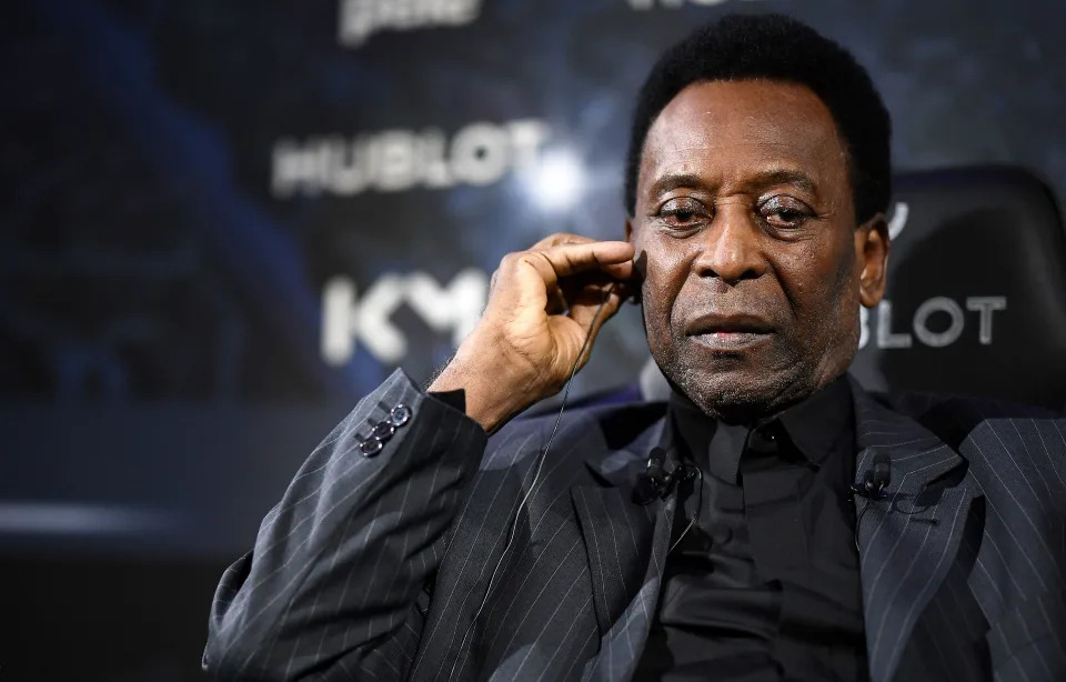 Pel&#xe9; durante evento na Fran&#xe7;a em 2019 (Foto: FRANCK FIFE/AFP via Getty Images)