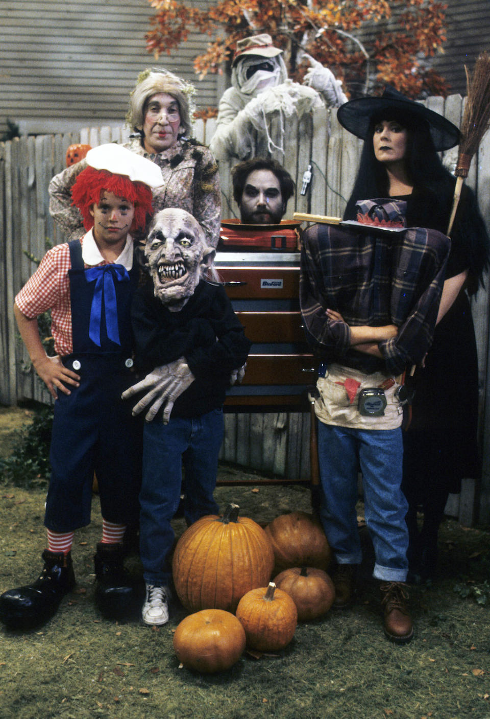 <p>Tim Allen's freshman comedy hosted a Halloween episode every year from 1992 to 1998. In this first installment, Halloween freak Tim Taylor (Allen) set up a "Catacombs of Terror" to scare his neighbors. (Original airdate: Oct. 28, 1992) <br>(Photo by ABC Photo Archives/ABC via Getty Images) </p>